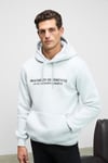 CORNELIUS Erkek Önü Ve Kolları Baskılı Kapüşonlu Kordonlu Kanguru Cepli Grimelanj Sweatshirt