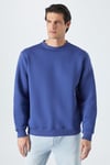 DANE Erkek Organik Kumaşlı Yumuşacık Koyu Mavi Sweatshirt