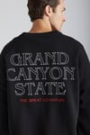 DOMAGOJ Erkek Pamuk Yuvarlak Yaka Siyah Sweatshirt