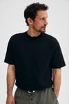 DUNNO Erkek %100 Organik Pamuk Yuvarlak Yakalı Regular Fit Siyah T-Shirt