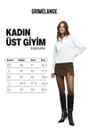 ENDORA Kadın Yumuşak Polarlı Kumaşlı Yakası Fermuarlı Regular Ekru Sweatshirt