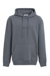 EPIC Erkek Yumusaçık Kumaşlı Nakış Detaylı Kapüşonlu Kordonlu Regular Açık Gri Sweatshirt