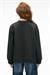 ESME Kadın Oversize Yuvarlak Yakalı Kol Ucu Ve Etek Ucu Manşetli Antrasit Sweatshirt