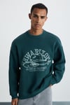 HAT Erkek Yumuşacık Yeşil Sweatshirt