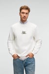 IRVING Erkek Yuvarlak Yaka Göğsü Ve Önü Regular Fit Ekru Sweatshirt
