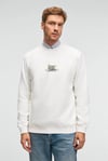 IRVING Erkek Yuvarlak Yaka Göğsü Ve Önü Regular Fit Ekru Sweatshirt