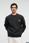 IRVING Erkek Yuvarlak Yaka Göğsü Ve Önü Regular Fit Antrasit Sweatshirt