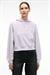 ISADORA Kadın Kapüşonlu Nakış Detaylı Regular Fit Crop Lila Sweatshirt