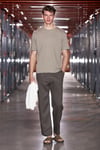 JETT Erkek Oversize Fit %100 Organik Pamuk Kalın Dokulu Bisiklet Yakalı Koyu Haki T-Shirt