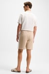 KEPA Erkek Beli Lastikli Cepli Relaxed Fit Bej Şort