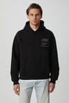 LEGANDARY Erkek Yumuşacık Siyah Sweatshirt
