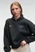 LUXE Kadın Renk Nakışlı Ve Arkası Baskı Detaylı Kapüşonlu Antrasit Sweatshirt