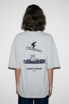 MAJER Kadın %100 Organik Pamuklu Western Tema Baskılı Regular Fit Grimelanj T-Shirt