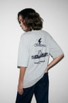 MAJER Kadın %100 Organik Pamuklu Western Tema Baskılı Regular Fit Grimelanj T-Shirt