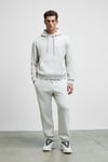 MARSHALLHOODIE Erkek Pamuklu İçi Polarlı Nakışlı Relaxed Gri Eşofman Takımı