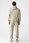 MARSHALLHOODIE Erkek Pamuklu İçi Polarlı Nakışlı Relaxed Taş Rengi Eşofman Takımı