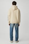 MILES Erkek Kapüşonlu Yumuşacık Oversize Bej Sweatshirt