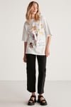 MILLIE Basic Oversize Beyaz  T-Shirt