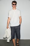 MINNUTU Erkek Organik Pamuklu Polo Yakalı Regular Fit Beyaz T-Shirt