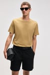 MOCASSIN Erkek %100 Pamuk Baskılı Relaxed Fit Yuvarlak Yaka Kısa Kollu Açık Haki T-Shirt