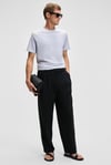 MOCASSIN Erkek %100 Pamuk Baskılı Relaxed Fit Yuvarlak Yaka Kısa Kollu Grimelanj T-Shirt