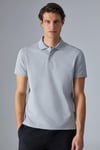 MONAGHAN Erkek Polo Yaka Relaxed Fit Patlı Düğmeli Kısa Kollu Grimelanj T-Shirt