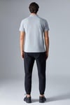 MONAGHAN Erkek Polo Yaka Relaxed Fit Patlı Düğmeli Kısa Kollu Grimelanj T-Shirt