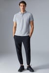 MONAGHAN Erkek Polo Yaka Relaxed Fit Patlı Düğmeli Kısa Kollu Grimelanj T-Shirt