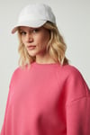 MORGANA Kadın Bisiklet Yaka Uzun Kollu Pembe Sweatshirt