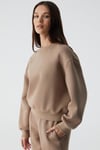MORGANA Kadın Bisiklet Yaka Uzun Kollu Vizon Sweatshirt