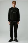 NORTON Erkek Yuvarlak Yaka 3 İplik Siyah Sweatshirt