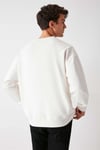 OFF  Oversize Beyaz  Sweatshirt