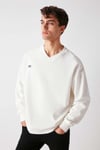 OFF  Oversize Beyaz  Sweatshirt