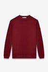 OLLIE Erkek Bisiklet Yaka Regular Uzun Kollu Nakış Detaylı Bordo Sweatshirt