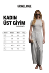 ORIGINEL Kadın Yumuşak Ve Esnek Kumaşlı Omuzu Düğümlü Slim Fit Ekru T-Shirt