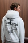 PASCAL Erkek Kapüşonlu Kanguru Cepli Önü Ve Sırtı Baskılı Regular Fit Grimelanj Sweatshirt