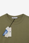 PELTZ Erkek Relaxed Bisiklet Yaka Kısa Kollu Haki T-Shirt