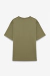 PELTZ Erkek Relaxed Bisiklet Yaka Kısa Kollu Haki T-Shirt