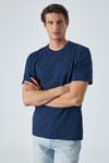 PELTZ Erkek Relaxed Bisiklet Yaka Kısa Kollu Lacivert T-Shirt