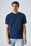 PELTZ Erkek Relaxed Bisiklet Yaka Kısa Kollu Lacivert T-Shirt