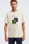 PRISMATIC  Oversize Bej  T-Shirt