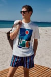 PROVENCE Erkek Bisiklet Yaka %100 Organik Pamuklu Regular Fit Beyaz T-Shirt