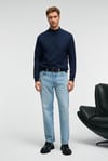 QUILLA Erkek Yarım Balıkçı Basic Lacivert Sweatshirt