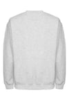 Raırok Erkek İçi Polarlı Comfort Bej Oversize Nakışlı Grimelanj Sweatshirt