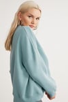 RAKETI  Relaxed Yeşil Tekli Sweatshirt