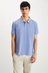 RAMADANP005 Erkek 100% Pamuk Mavi Polo Yaka T-Shirt