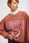 RAMONA Oversize Kiremit Rengi Sweatshirt