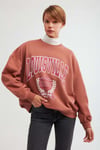 RAMONA Oversize Kiremit Rengi Sweatshirt