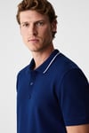 RHODES Erkek Lacivert Polo Yaka T-Shirt