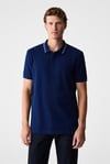 RHODES Erkek Lacivert Polo Yaka T-Shirt